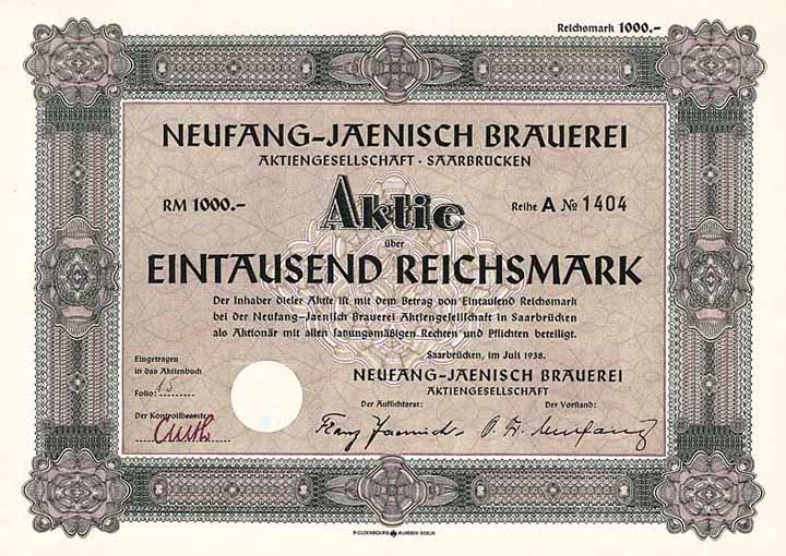 Neufang-Jaenisch Brauerei AG