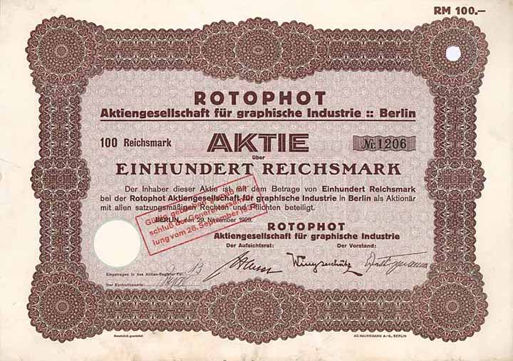 Rotophot AG für graphische Industrie