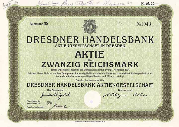 Dresdner Handelsbank AG