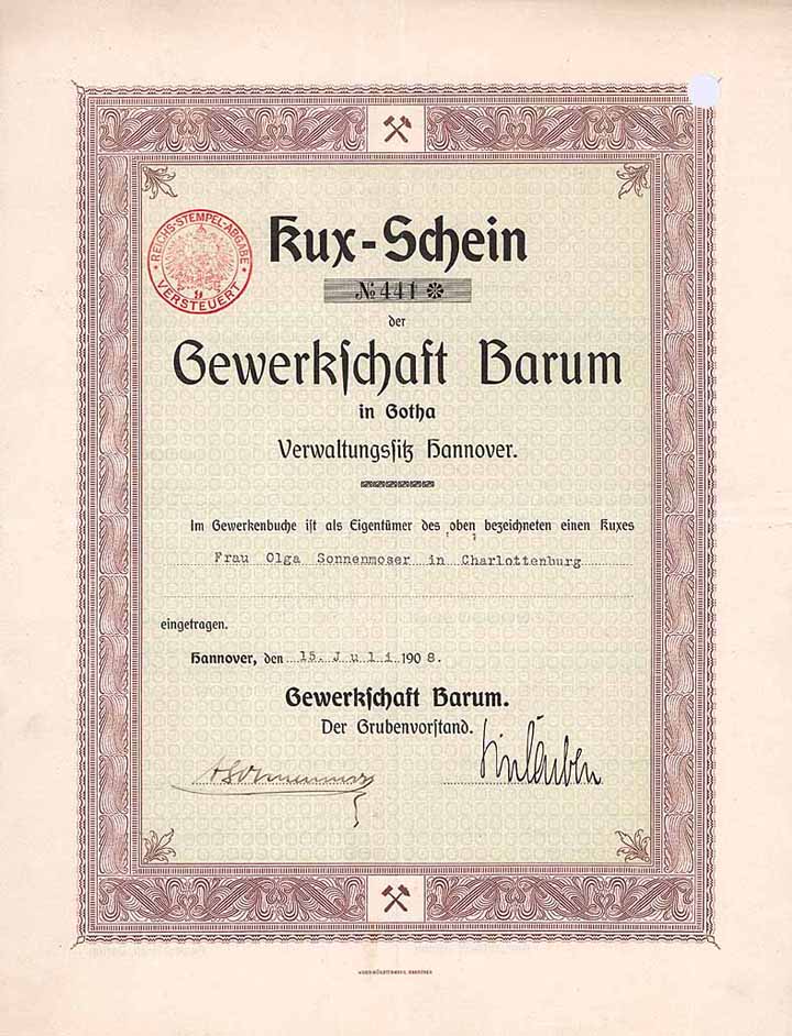 Gewerkschaft Barum