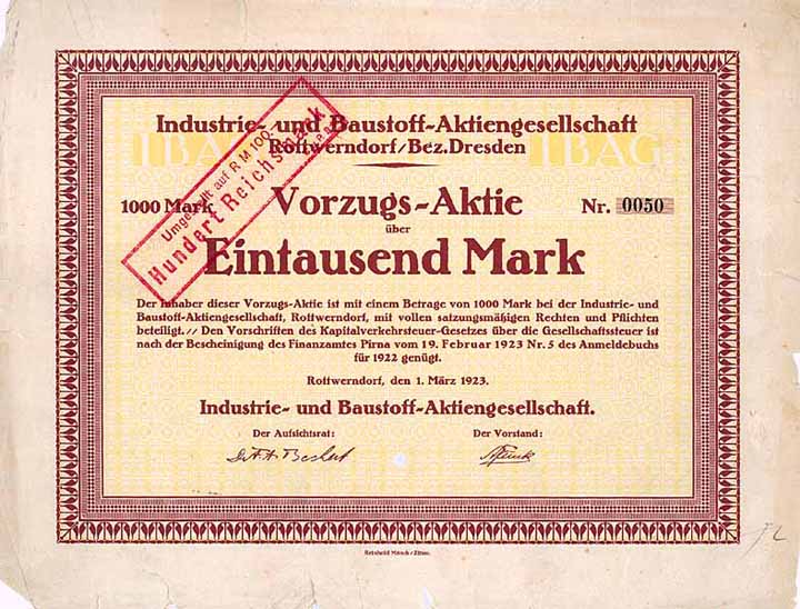 Industrie- und Baustoff-AG