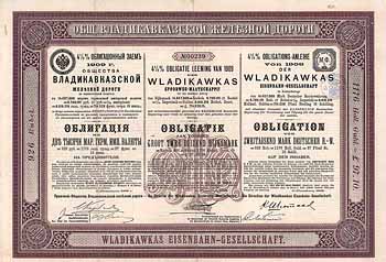 Wladikawkas Eisenbahn-Gesellschaft
