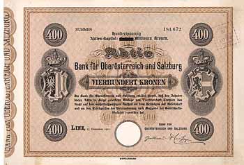 Bank für Oberösterreich und Salzburg