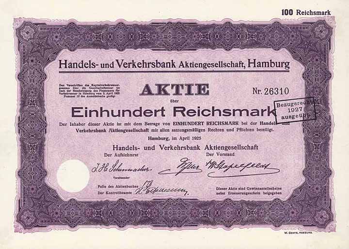 Handels- und Verkehrsbank AG