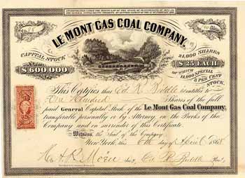 Le Mont Gas Coal Co.