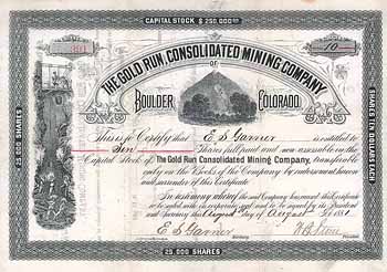 Gold Run Consolidated Mining Co.