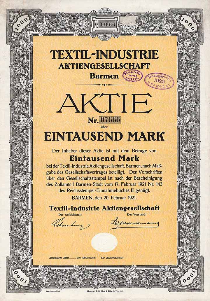 Textil-Industrie AG