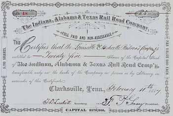 Indiana, Alabama & Texas Rail Road