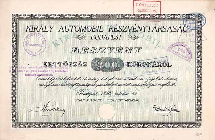 Király Automobil AG