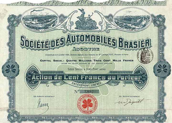 Soc. des Automobiles Brasier