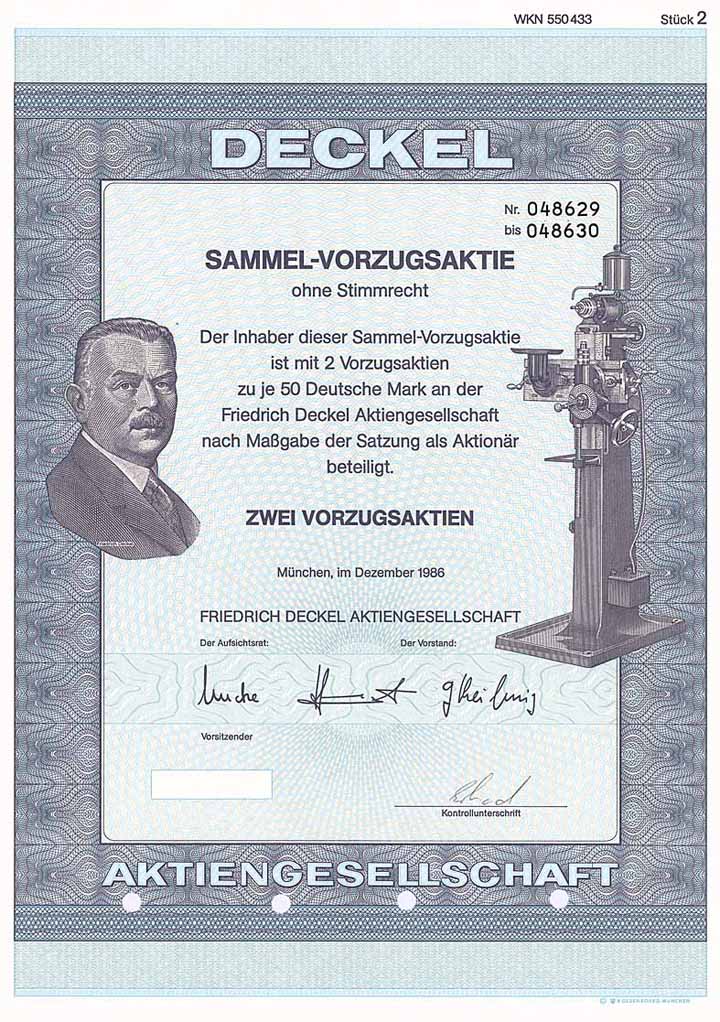 Friedrich Deckel AG