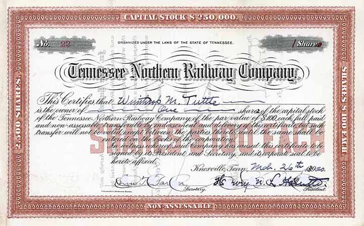 Tennessee Northern Railway