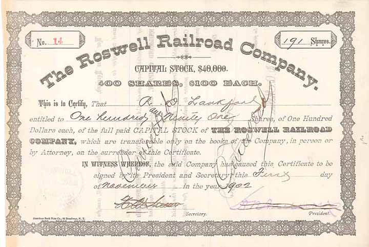 Roswell Railroad