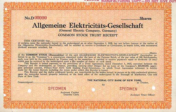 Allgemeine Elektricitäts-Gesellschaft