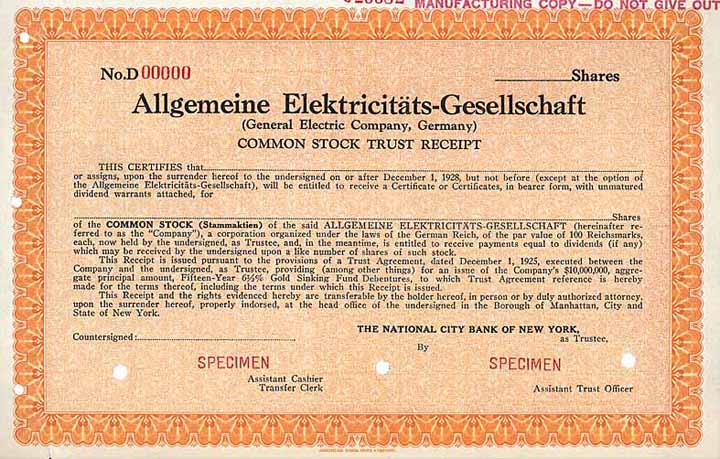 Allgemeine Elektricitäts-Gesellschaft