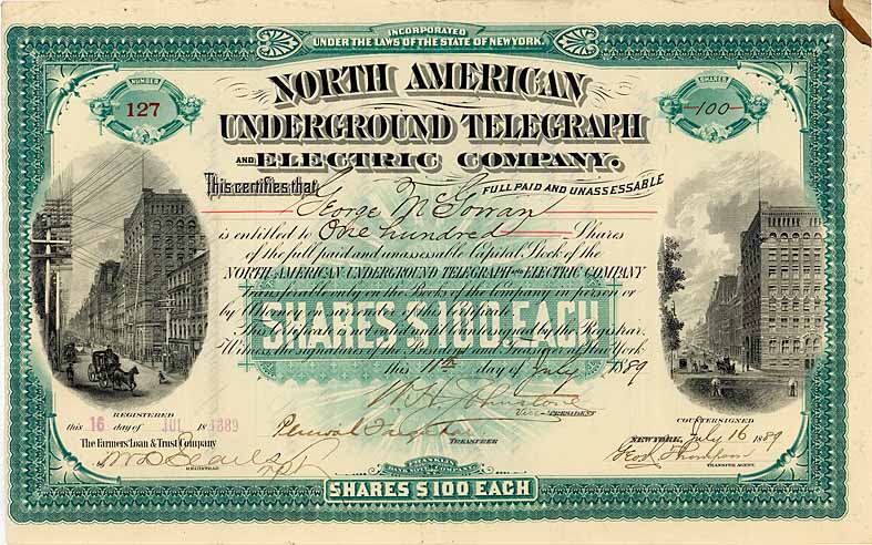 North American Underground Telegraph and Electric Co.