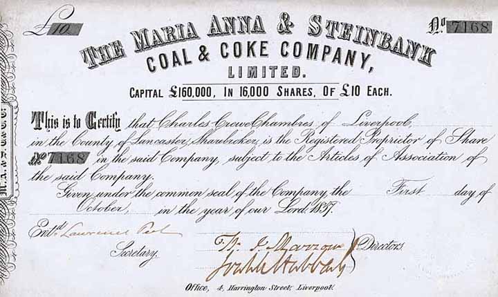 Maria Anna & Steinbank Coal & Coke Co.