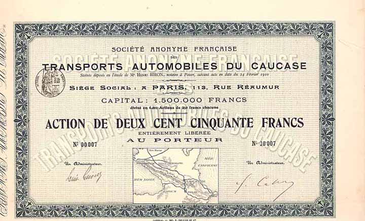 S.A. Francaise des Transports Automobiles du Caucase