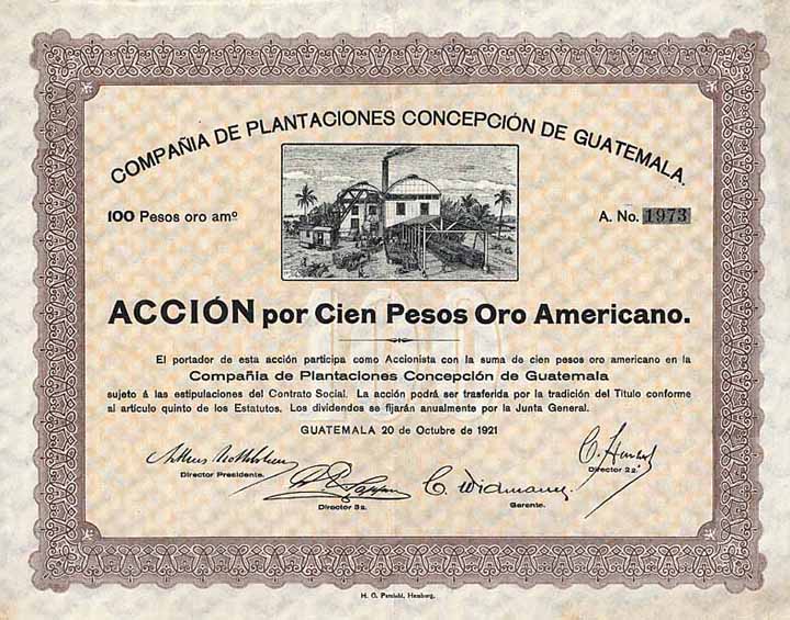 Cia. de Plantaciones Concepción de Guatemala