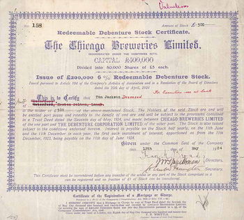 Chicago Breweries Ltd.