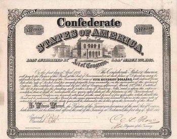 Confederate States of America, Cr. 129 (R7) - Ball 261 (R4+)