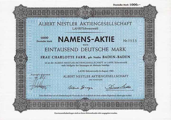 Albert Nestler AG