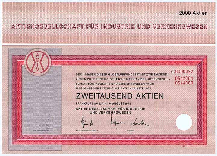 AG für Industrie und Verkehrswesen