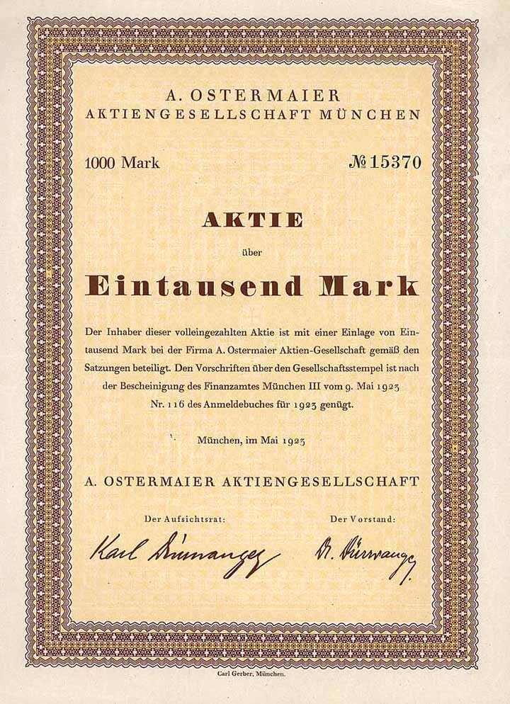 A. Ostermaier AG