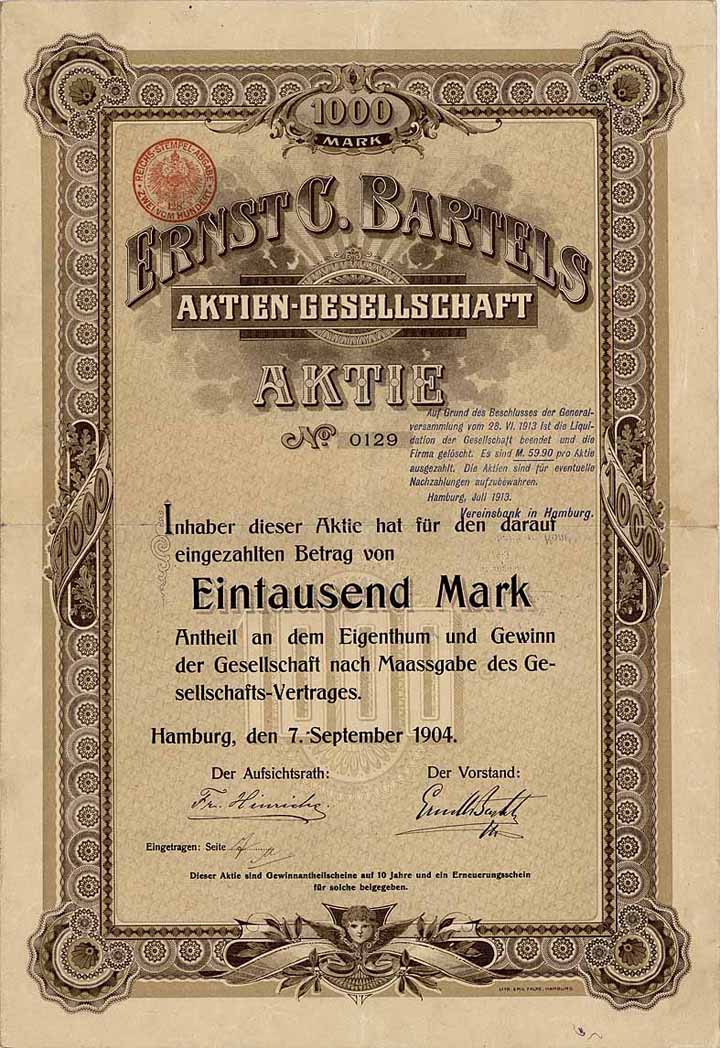 Ernst C. Bartels AG