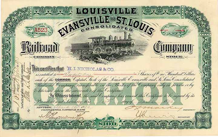 Louisville, Evansville & St. Louis Consolidated Railroad