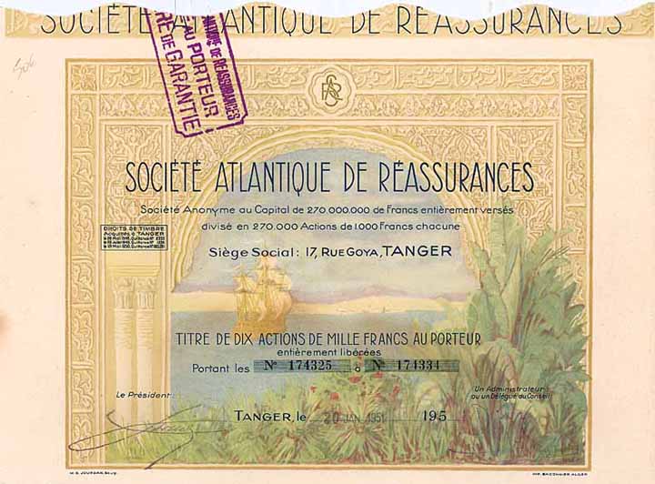 Société Atlantique de Réassurances S.A.