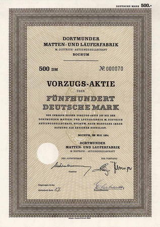 Dortmunder Matten- und Läuferfabrik M. Dietrich AG
