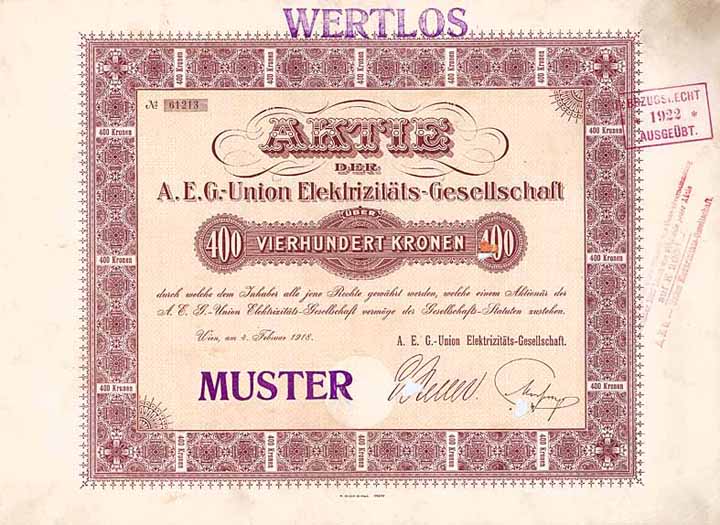 A.E.G.-Union Elektrizitäts-Gesellschaft