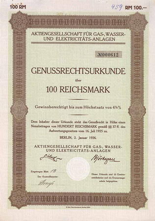 AG für Gas-, Wasser- und Elektricitäts-Anlagen