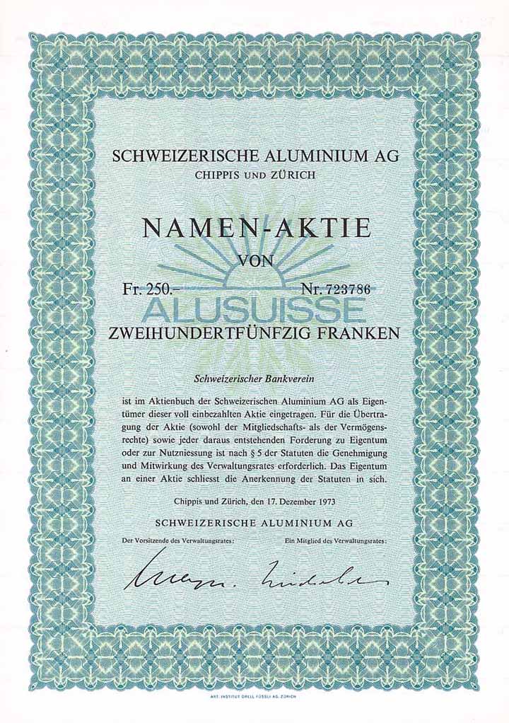 Schweizerische Aluminium AG