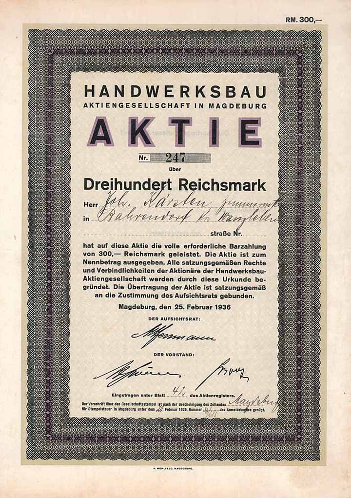 Handwerksbau AG