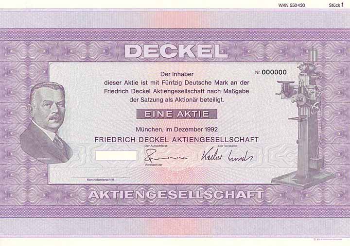 Friedrich Deckel AG