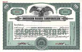 American Bosch Corp.