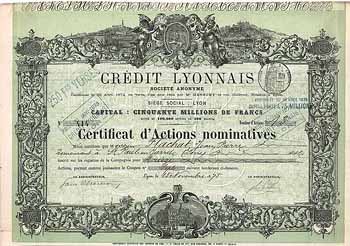 Crédit Lyonnais S.A.