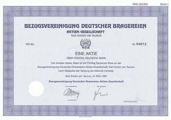 Bezugsvereinigung Deutscher Brauereien AG