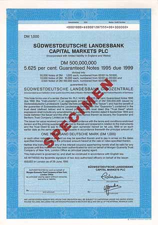 Südwestdeutsche Landesbank Capital Markets plc