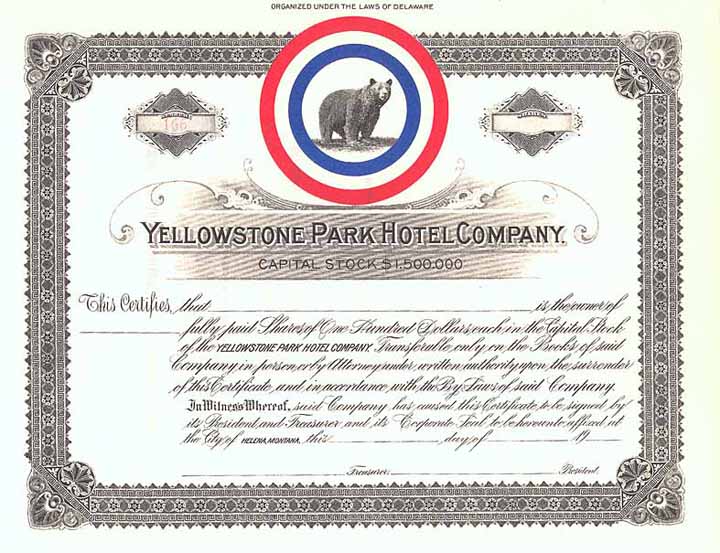 Yellowstone Park Hotel Co.