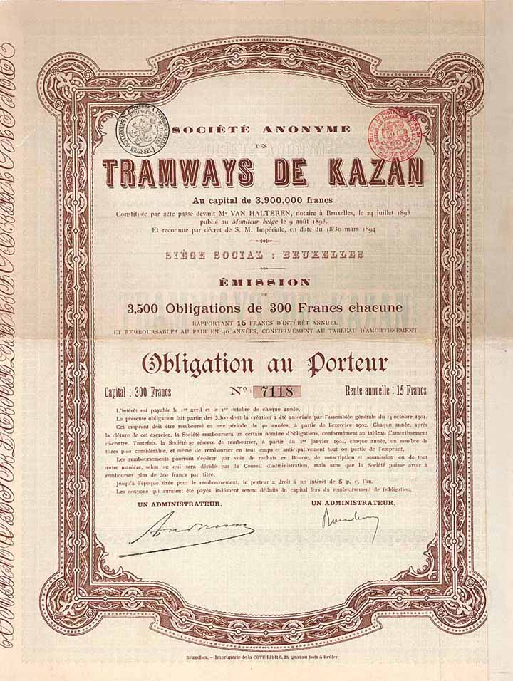 S.A. des Tramways de Kazan