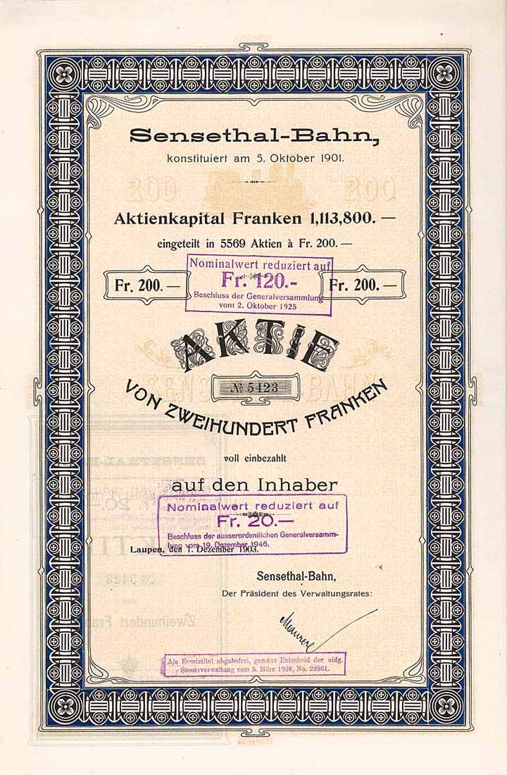 Sensethal-Bahn