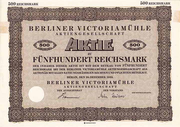 Berliner Victoriamühle AG