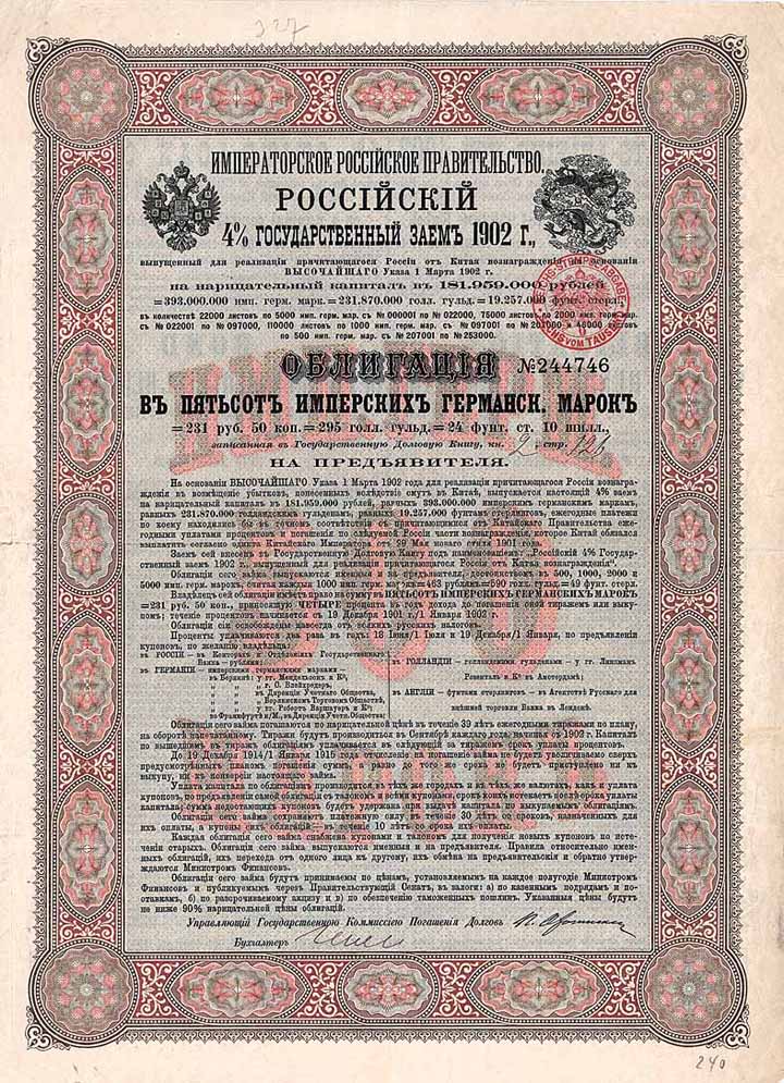 Kaiserlich Russische Regierung