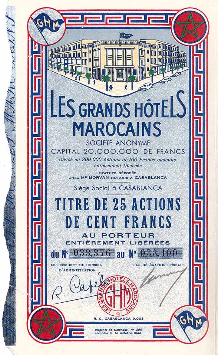 Les Grands Hotels Marocains S.A.