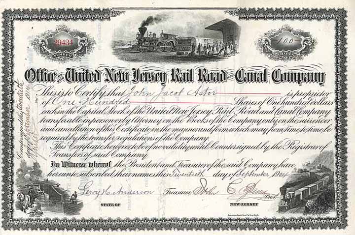 United New Jersey Railroad & Canal Co.