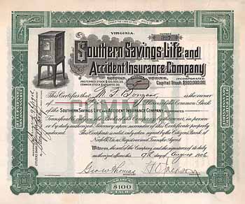 Southern Savings Life and Accident Insurance Co.
