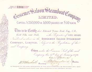 Bessemer Saloon Steamboat Co.